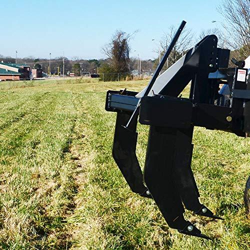 3 Shank Subsoiler Ground Ripper Fits 3 Point Tractor Cat 1 & 2 Quick Hitch Compatible 5