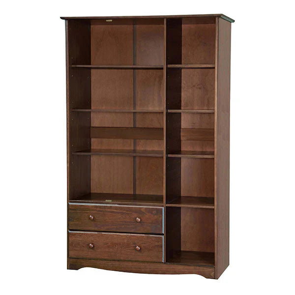100% Solid Wood Grand Wardrobe Armoire - Mocha 7