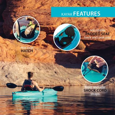 Lifetime Guster 100 Sit-In Kayak (2-Pack) 457 7