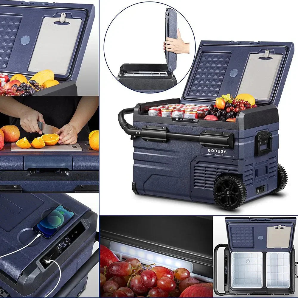 12 Volt 37 Qt. Portable Car Refrigerator, Car Freezer for Outdoor, Camping, Travel, RV,APP Control 2