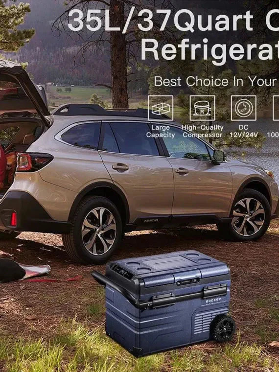 12 Volt 37 Qt. Portable Car Refrigerator, Car Freezer for Outdoor, Camping, Travel, RV,APP Control 9