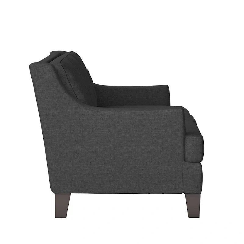 iNSPIRE Q Modern Elston Tufted Linen Track Sofa 5