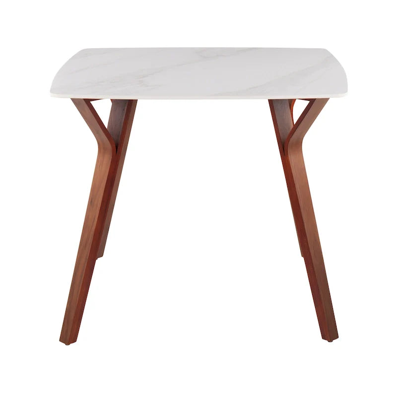 Carson Carrington Sala Dining Table Featuring a Textured Marble Top 13