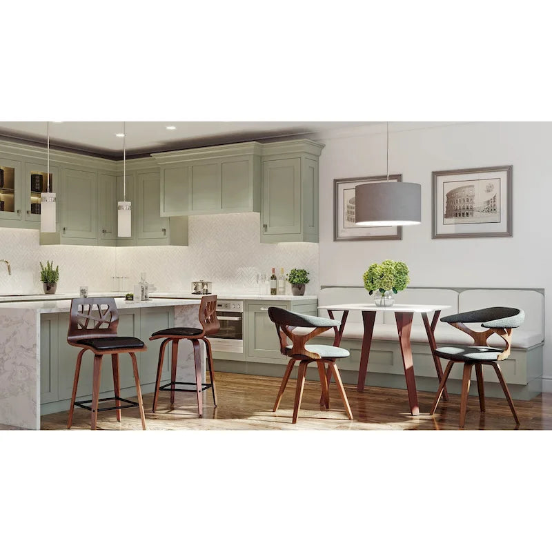 Carson Carrington Sala Dining Table Featuring a Textured Marble Top 2