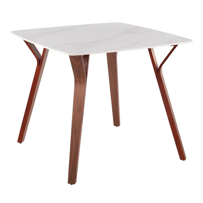 Carson Carrington Sala Dining Table Featuring a Textured Marble Top 3