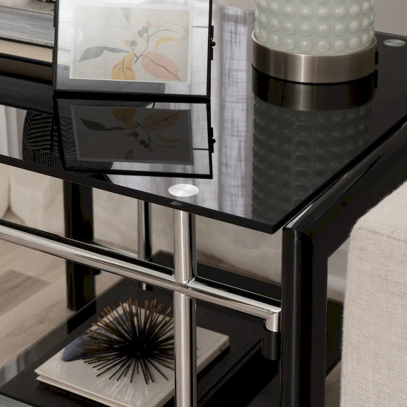 Jackie Black Accent Side Table 2