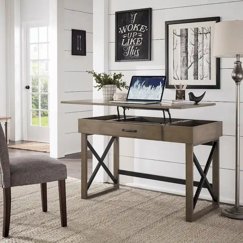iNSPIRE Q Modern Murali Lift-Top Desk with Integrated Charging Station 1