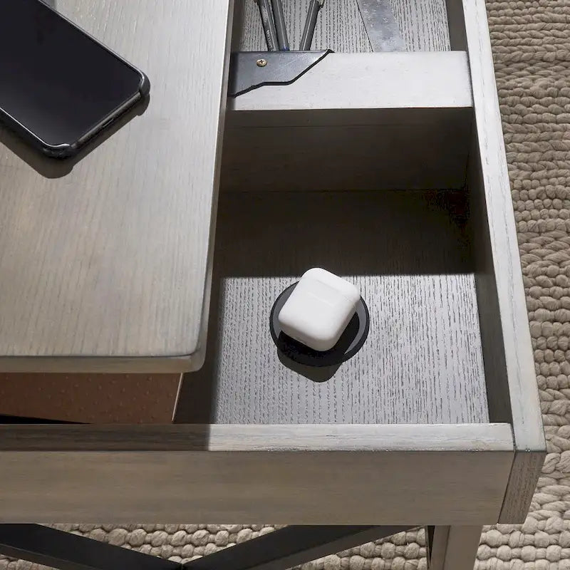 iNSPIRE Q Modern Murali Lift-Top Desk with Integrated Charging Station 7