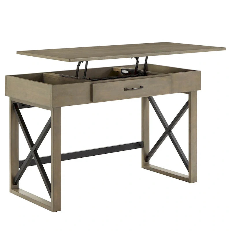 iNSPIRE Q Modern Murali Lift-Top Desk with Integrated Charging Station 12