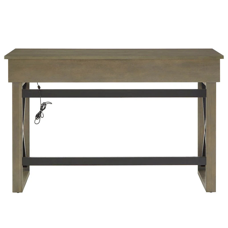 iNSPIRE Q Modern Murali Lift-Top Desk with Integrated Charging Station 15