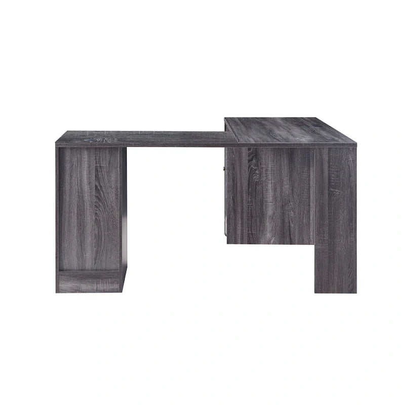 Furniture of America Barlon 59-Inch L-Shaped Computer Desk with USB Ports 12