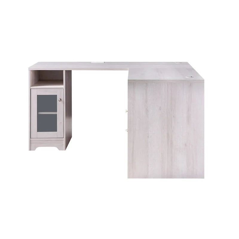 Furniture of America Barlon 59-Inch L-Shaped Computer Desk with USB Ports 18