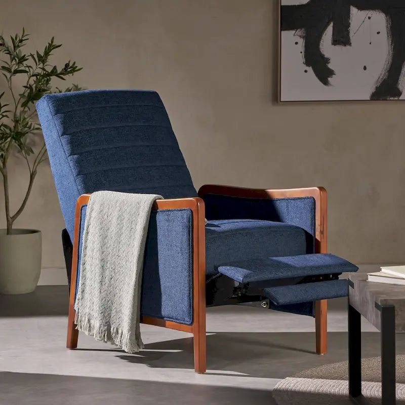 Anaura Channel-Stitched Pushback Recliner from Christopher Knight Home 31