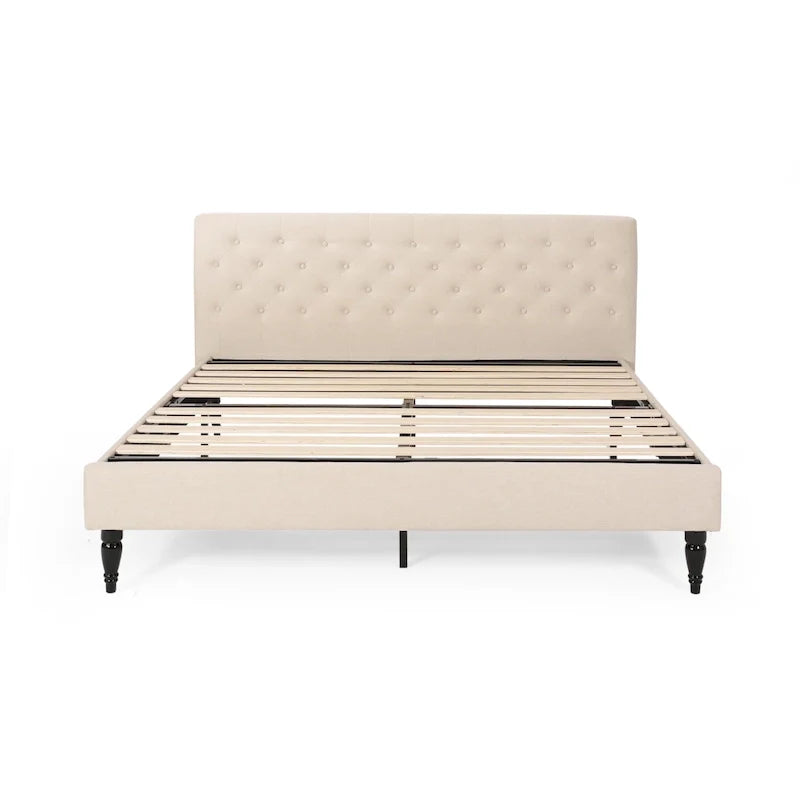 Christopher Knight Home Atterbury King Size Upholstered Bed Platform 24