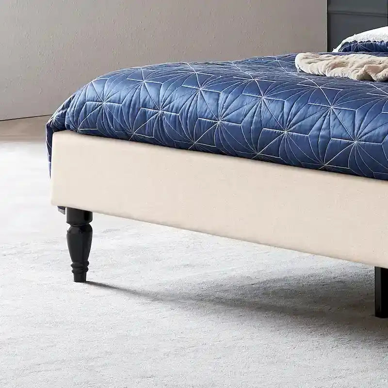Christopher Knight Home Atterbury King Size Upholstered Bed Platform 17