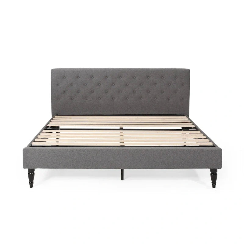 Christopher Knight Home Atterbury King Size Upholstered Bed Platform 22
