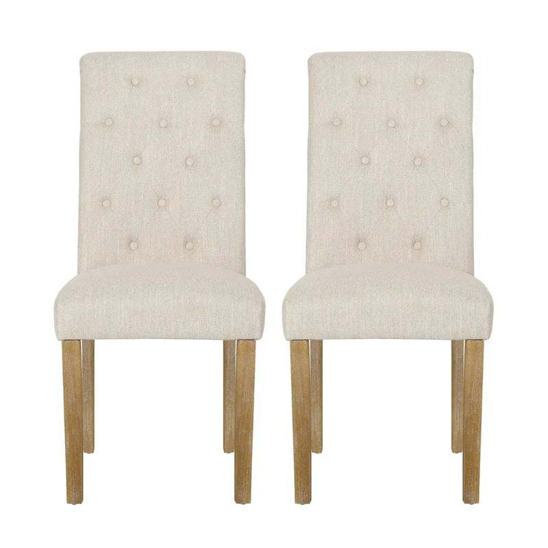 Set of 2 Aruda Upholstered Dining Chairs by Christopher Knight Home 1