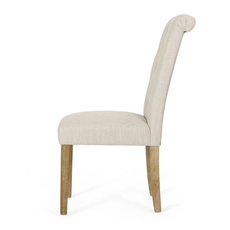 Set of 2 Aruda Upholstered Dining Chairs by Christopher Knight Home 8