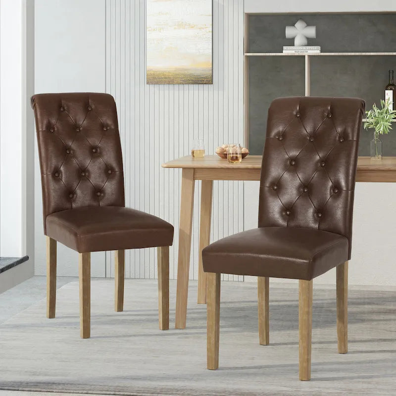 Set of 2 Aruda Upholstered Dining Chairs by Christopher Knight Home 18