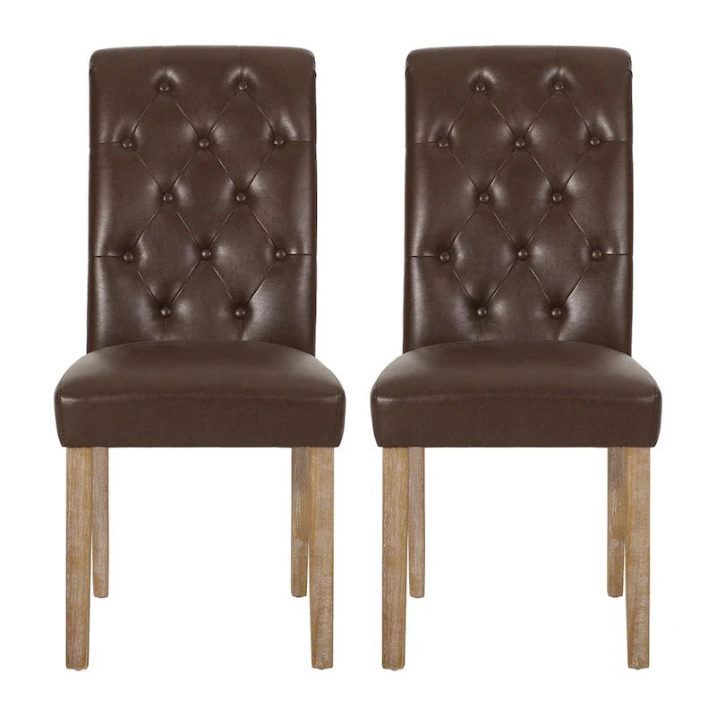 Set of 2 Aruda Upholstered Dining Chairs by Christopher Knight Home 19