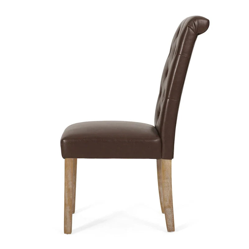 Set of 2 Aruda Upholstered Dining Chairs by Christopher Knight Home 26