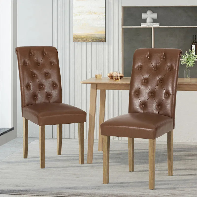 Set of 2 Aruda Upholstered Dining Chairs by Christopher Knight Home 28