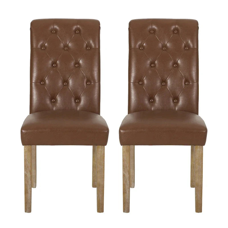Set of 2 Aruda Upholstered Dining Chairs by Christopher Knight Home 29