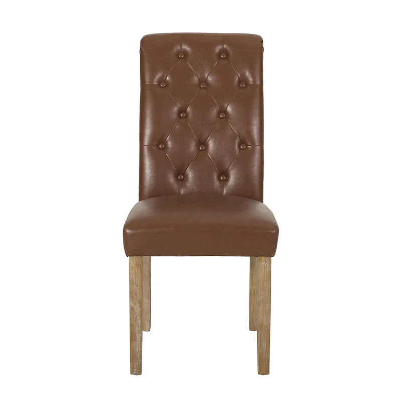 Set of 2 Aruda Upholstered Dining Chairs by Christopher Knight Home 30