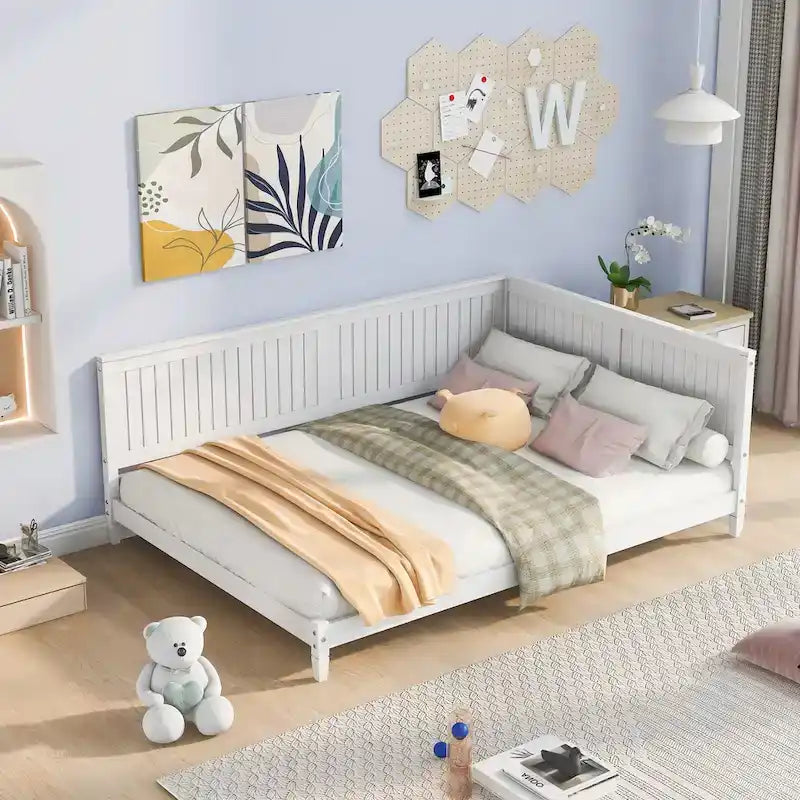 Full-Size Wooden Daybed/Sofa Bed 1