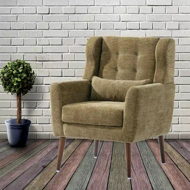 Contemporary Upholstered Accent Chair with Foam Filling for Living Room - Dimensions: 28.74 x 24.21 x 37.60 inches 7