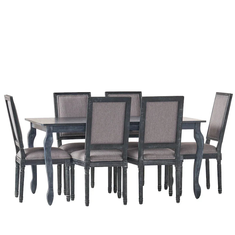 Christopher Knight Home Regan Upholstered 7-Piece Expandable Dining Set 12