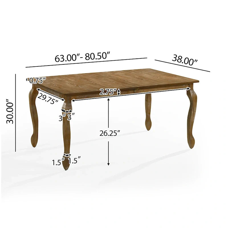 Christopher Knight Home Regan Upholstered 7-Piece Expandable Dining Set 33