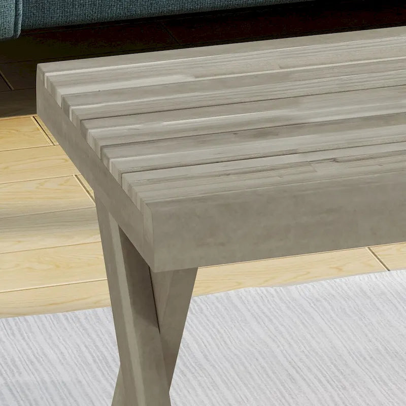 Christopher Knight Home Esmeralda Acacia Wood Farmhouse Coffee Table 7