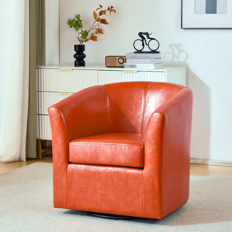 Christopher Knight Home Daymian Swivel Club Chair - Dimensions: 29" D x 30.2" W x 30.5" H 7