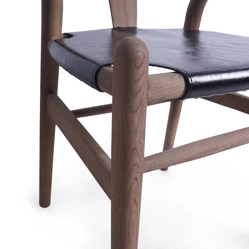 Set of 6 Gessford Ash Wood Dining Chairs by Christopher Knight Home 6