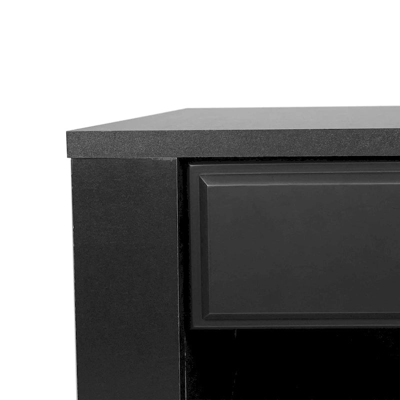 Set of 2 Foisy Faux Wood Nightstands with Drawer by Christopher Knight Home 2
