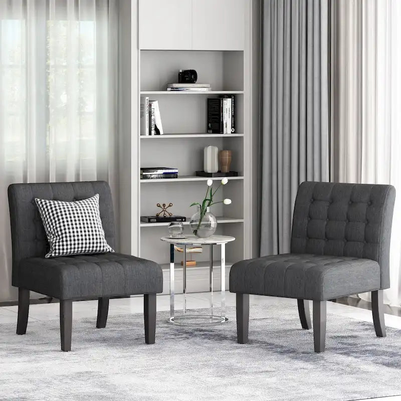 Christopher Knight Home Lewis Tufted Fabric Accent Chair 11