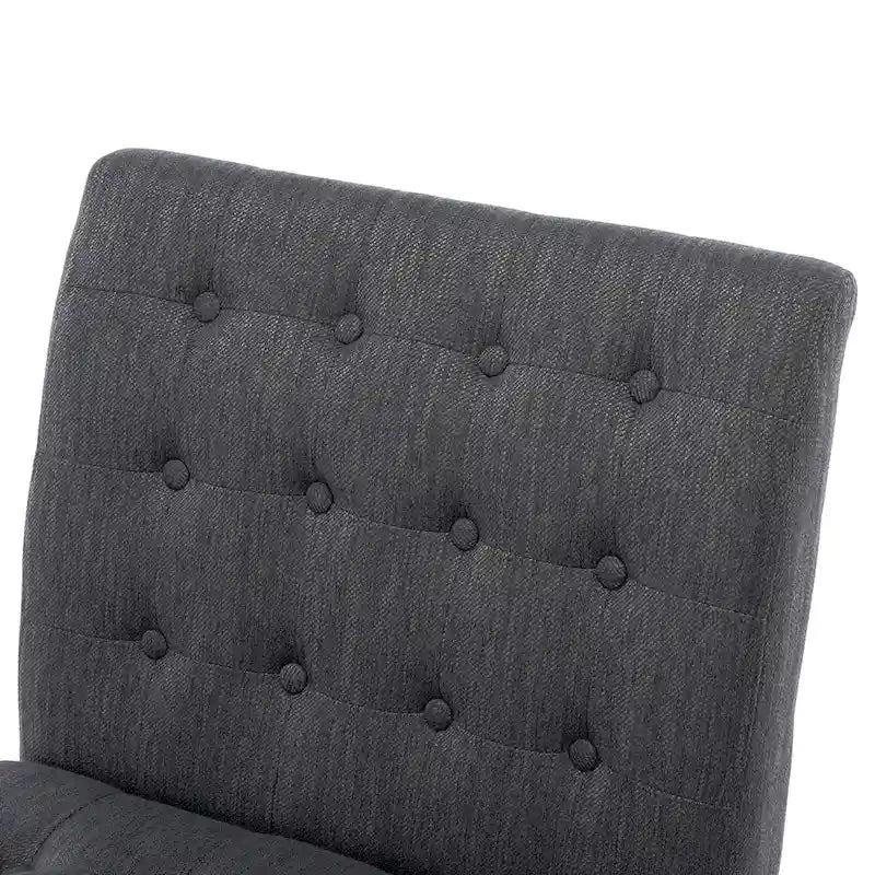 Christopher Knight Home Lewis Tufted Fabric Accent Chair 15