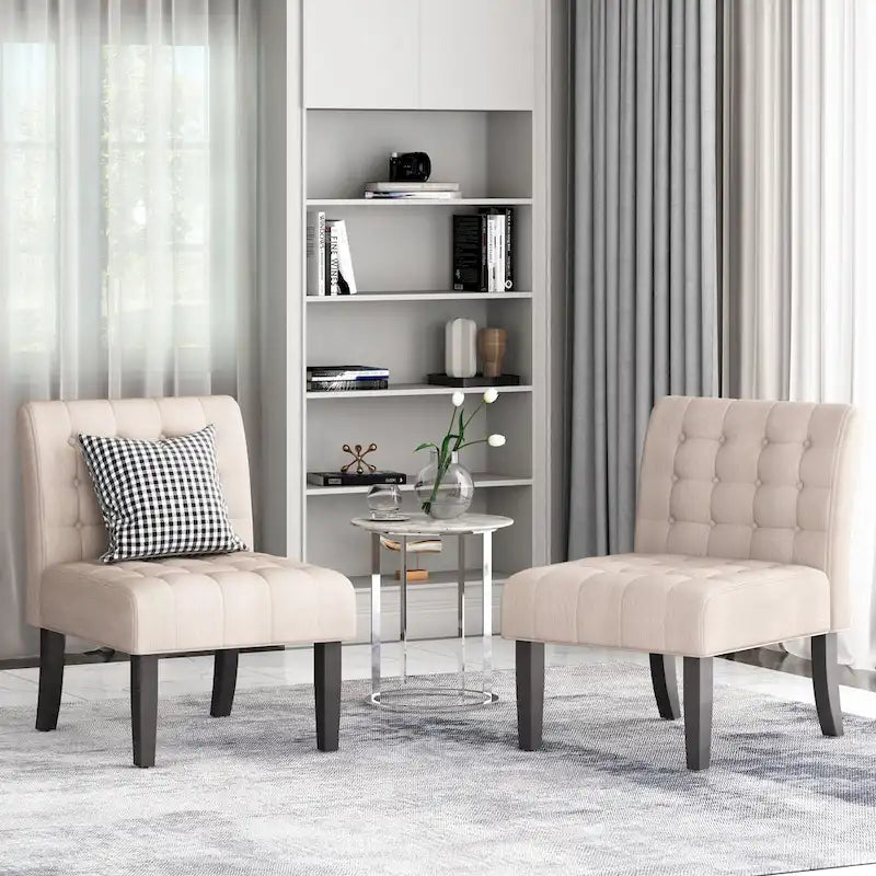 Christopher Knight Home Lewis Tufted Fabric Accent Chair 21