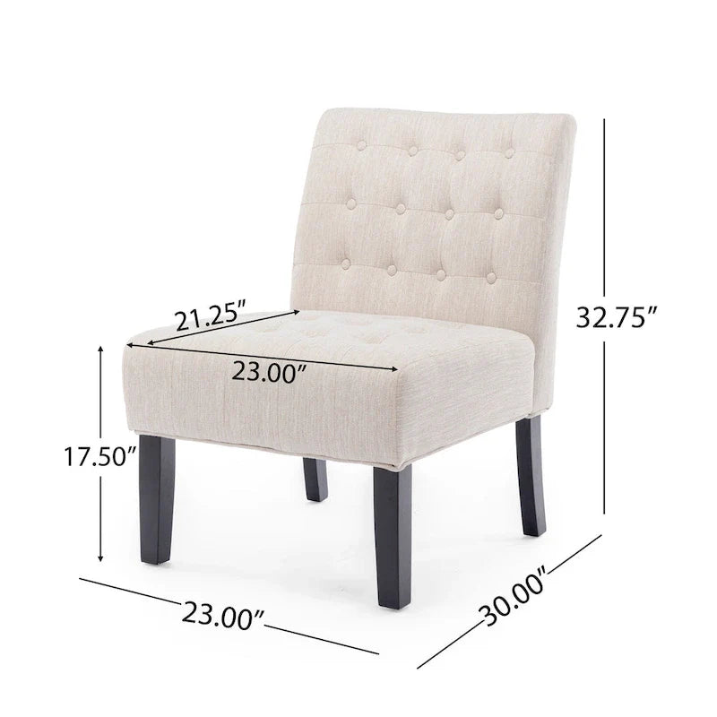Christopher Knight Home Lewis Tufted Fabric Accent Chair 30
