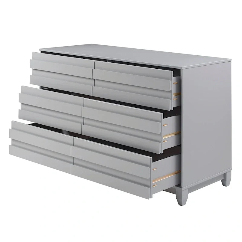 Middlebrook Modern Solid Wood 6-Drawer Chest 12
