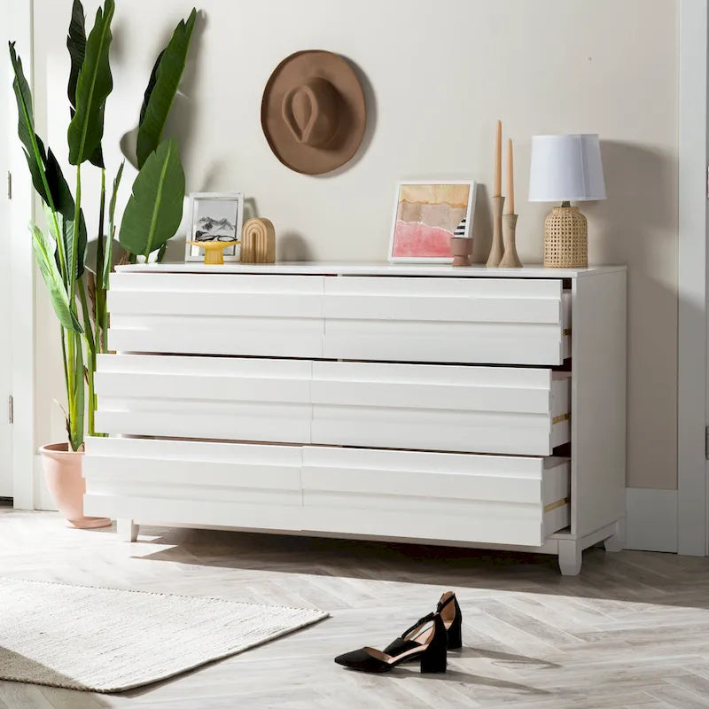 Middlebrook Modern Solid Wood 6-Drawer Chest 18