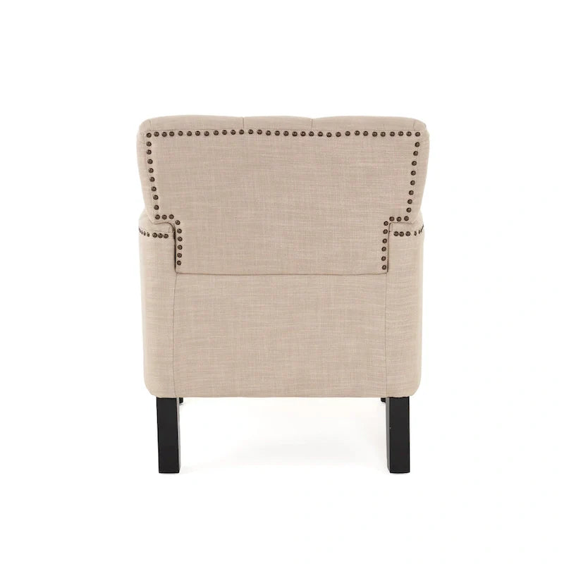 Christopher Knight Home Malone Tufted Back Fabric Club Chair - Dimensions: 28" L x 29.5" W x 33.5" H 6