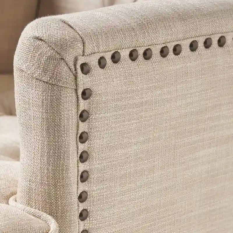 Christopher Knight Home Malone Tufted Back Fabric Club Chair - Dimensions: 28" L x 29.5" W x 33.5" H 8