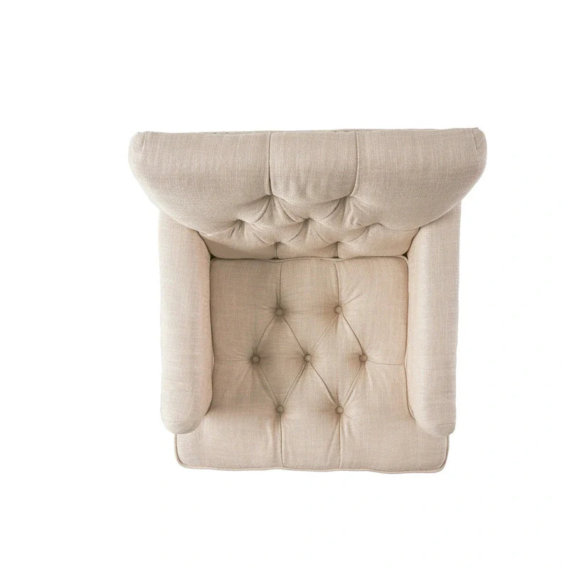 Christopher Knight Home Malone Tufted Back Fabric Club Chair - Dimensions: 28" L x 29.5" W x 33.5" H 11