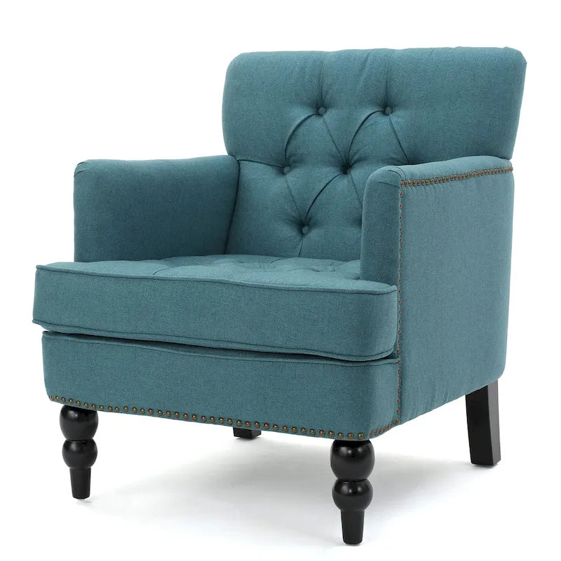Christopher Knight Home Malone Tufted Back Fabric Club Chair - Dimensions: 28" L x 29.5" W x 33.5" H 13
