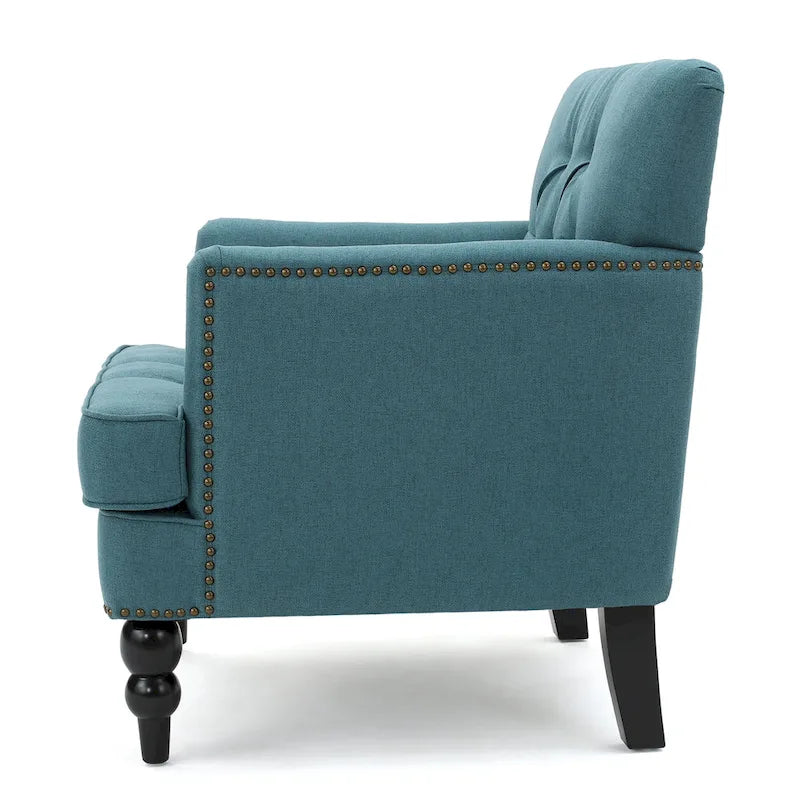 Christopher Knight Home Malone Tufted Back Fabric Club Chair - Dimensions: 28" L x 29.5" W x 33.5" H 16