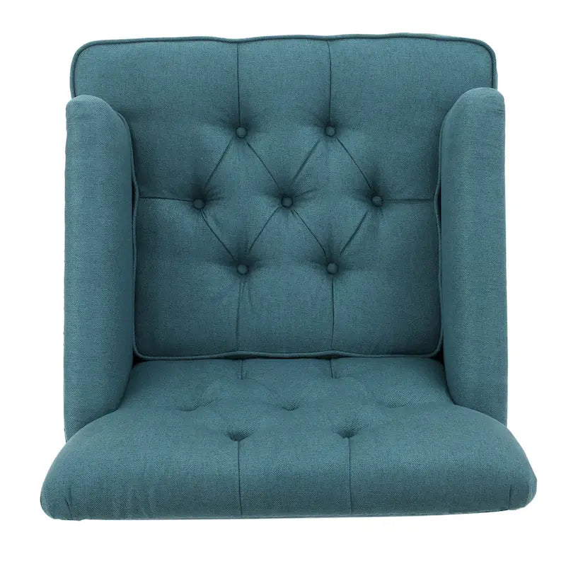 Christopher Knight Home Malone Tufted Back Fabric Club Chair - Dimensions: 28" L x 29.5" W x 33.5" H 18