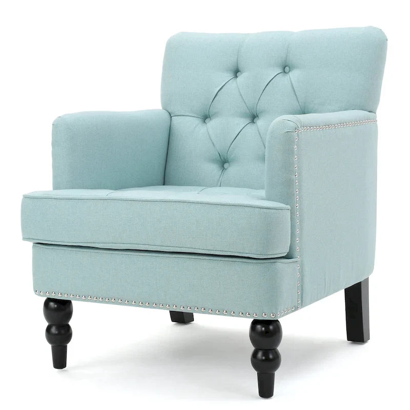 Christopher Knight Home Malone Tufted Back Fabric Club Chair - Dimensions: 28" L x 29.5" W x 33.5" H 20