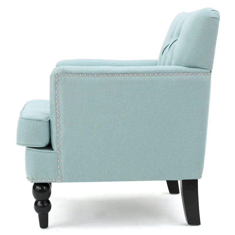 Christopher Knight Home Malone Tufted Back Fabric Club Chair - Dimensions: 28" L x 29.5" W x 33.5" H 22